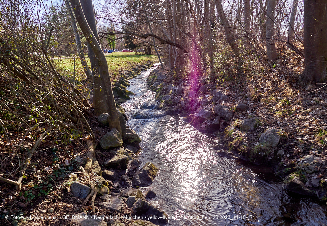 20.20.2023 - der 'verschwundene' Hachinger Bach in Berg am Laim